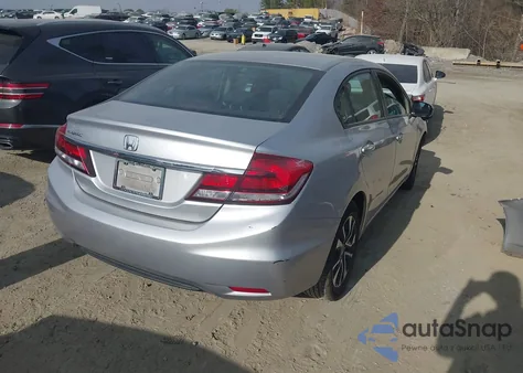 2015 Honda Civic Ex из США, поврежденный, VIN 19XFB2F87FE011784